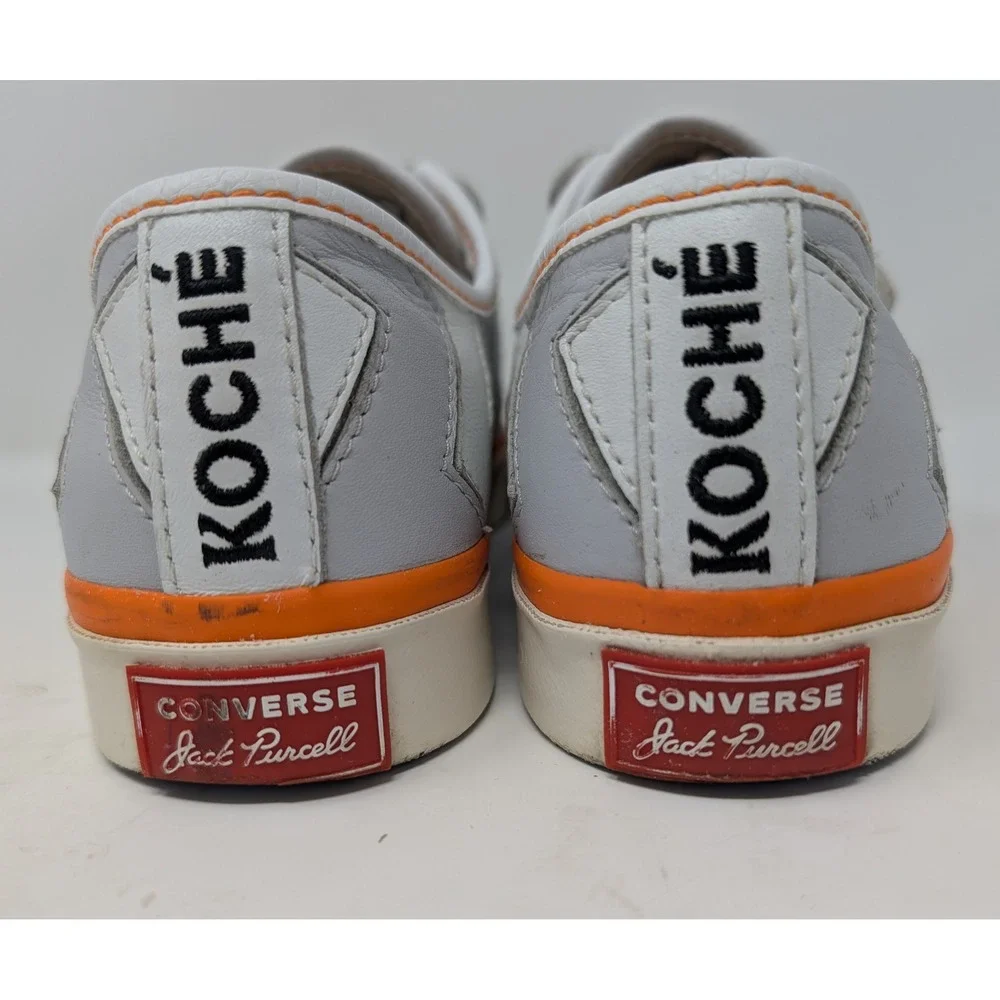 Converse Koché Jack Purcell Womens 7.5 Triple Strap Leather Sneakers NICE - Picture 4 of 6
